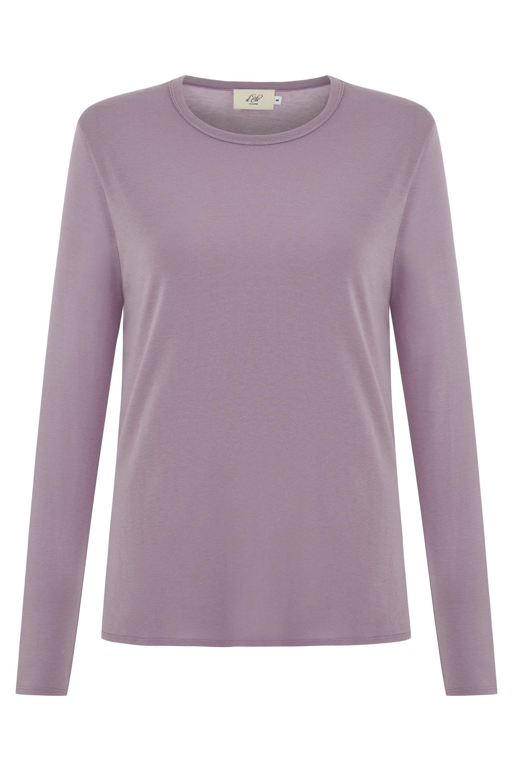 Mira Women T-Shirt Round Neck Long Sleeve Lavender Mist