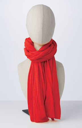 Rosa Scarf Fiery Red